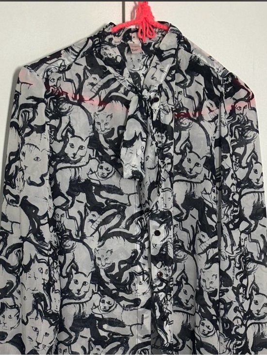 American Apparel Tops - Vintage American Apparel chiffon blouse